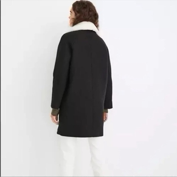 Madewell Eldridge Zip‎ Coat in Insuluxe Fabric Black XXS - Picture 4 of 6